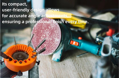 Upgrade 118 Degree Angle Grinder Drill Bit Sharpener Power Drill Bit Grinding Tool for 2 to 13mm Drill Bits