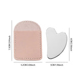 New Stainless Steel Gua Sha Scraper Heart Shape Universal Face Massager Guasha Massage Tool for Facial Beauty Eye Massage