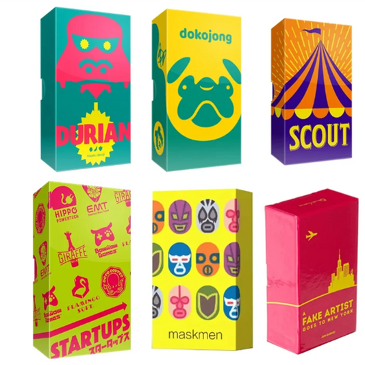 Busque el juego de cartas de póquer Circus Scout para una noche memorable DOKOJONG Oink Durian Town 77 Juego de mesa de cartas para fiestas familiares Regalo