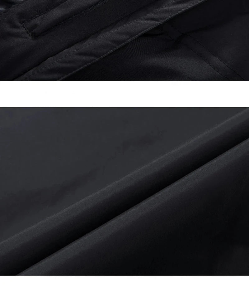 Chaqueta de plumón de 20 grados para hombre, parka de invierno para hombre, chaqueta de plumón de pato blanca con capucha para exteriores, abrigo de nieve acolchado grueso y cálido de gran tamaño M-4XL