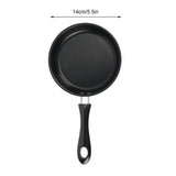 1PC 12-20cm Mini Frying Pan Non-Stick Thickened Stainless Steel Frypan Pot Fried Eggs Saucepan Gas/Induction Kitchen Cookware 
﻿