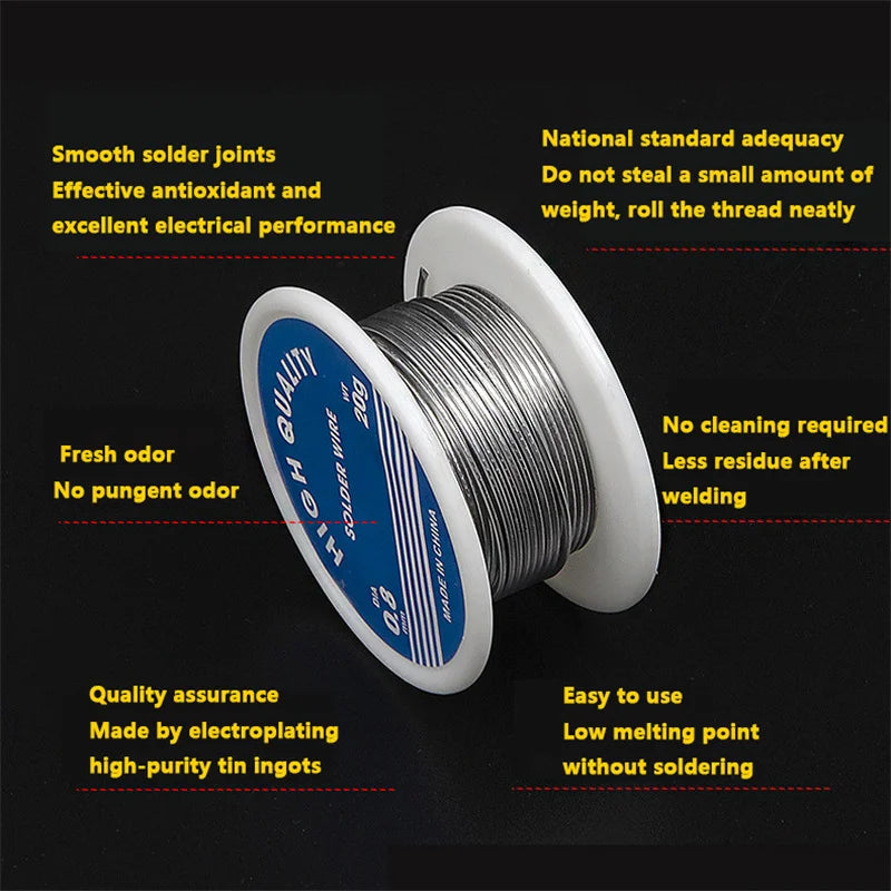20/30/50/100g Electronic Soldering Wire Solder Wires Rosin Core Tin Multipurpose Welding Wire Flux Iron Wire Reel Household Tool