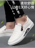 Casual Leather Shoes Men Loafers Trend Brand Business Shoes Autumn Slip-on Flat Men's Sneakers Comfortable Moccasins Zapatos Hombre