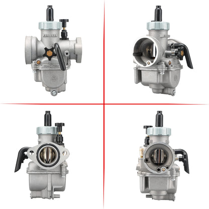 NIBBI PE19mm/PE22mm/PE24mm/PE26mm/PE28mm Flange Carburetor for Motorcycle 2T 4T GY6 Engine 100cc-250ccATV Yamaha Racing Pitbike