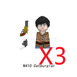 MOC Medieval Building Blocks Castle Knight Western Cowboy Historical Army Cavalry Horse Soldier Gun Kid Toy Gift Brick DIY S040