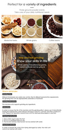 Mini Electric Grinder Household 300ml Ultrafine Baby Food Pulverizer Coffee Grinder Spice Pepper Grinder Grain Mill 2/4 Blades