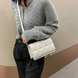 Fashion Brand Designer Women's Shoulder Bag Small PU Leather Female Crossbody Bag Trendy Classic Handle Handbag Women