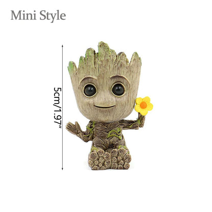 Sitting Anime Figure Hero Doll Home Decoration Mini Figurine Car Interior Miniature Model Collection Figurine Kids Toy Gifts