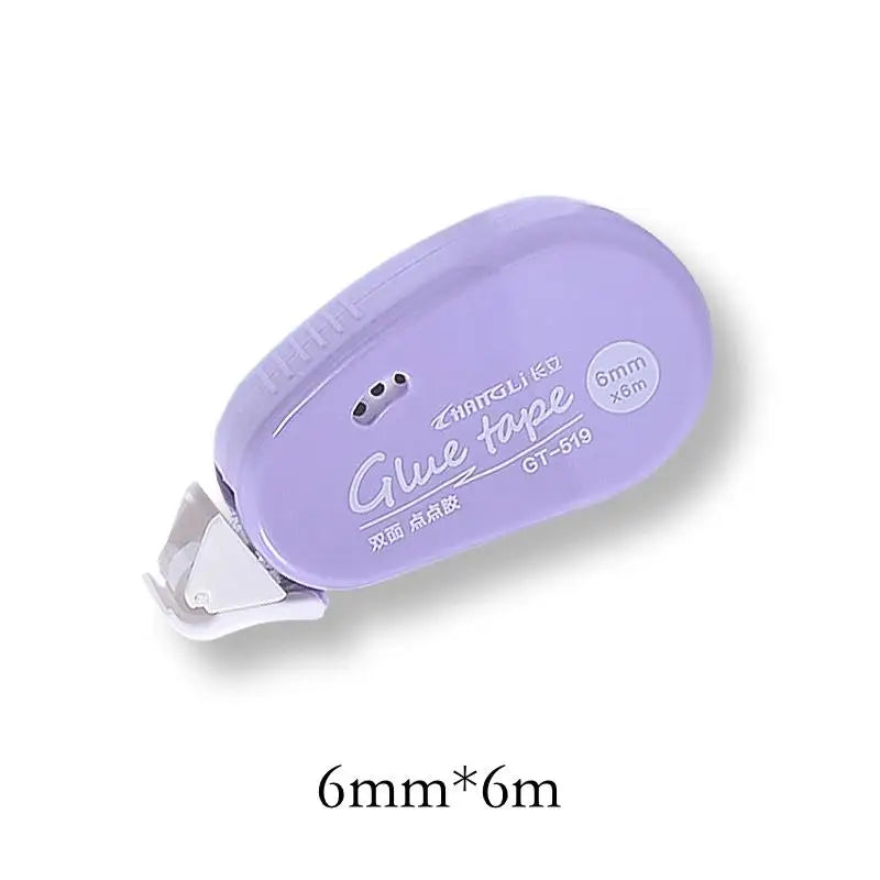 6mm 6m Double Sided Adhesive Dots Glue Tape Scrapbooking Collage Photo Journaling Crafts For Office Supplies School Stationery