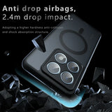 Case for Xiaomi 15T 14T Pro Poco F6 Pro New Matte Transparent Magnetic Wireless Charge Shockproof Funda For Magsafe Cover