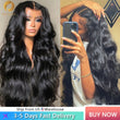 Peruca lace frontal cabelo humano ondeulado body wave - renda HD transparente pre - plucked