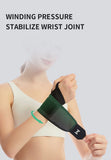 2pcs Adjustable Wrist Strap Sports Wrist Support Brace Black Weightlifting Wristband For Men & Women Badminton Tennis Gym