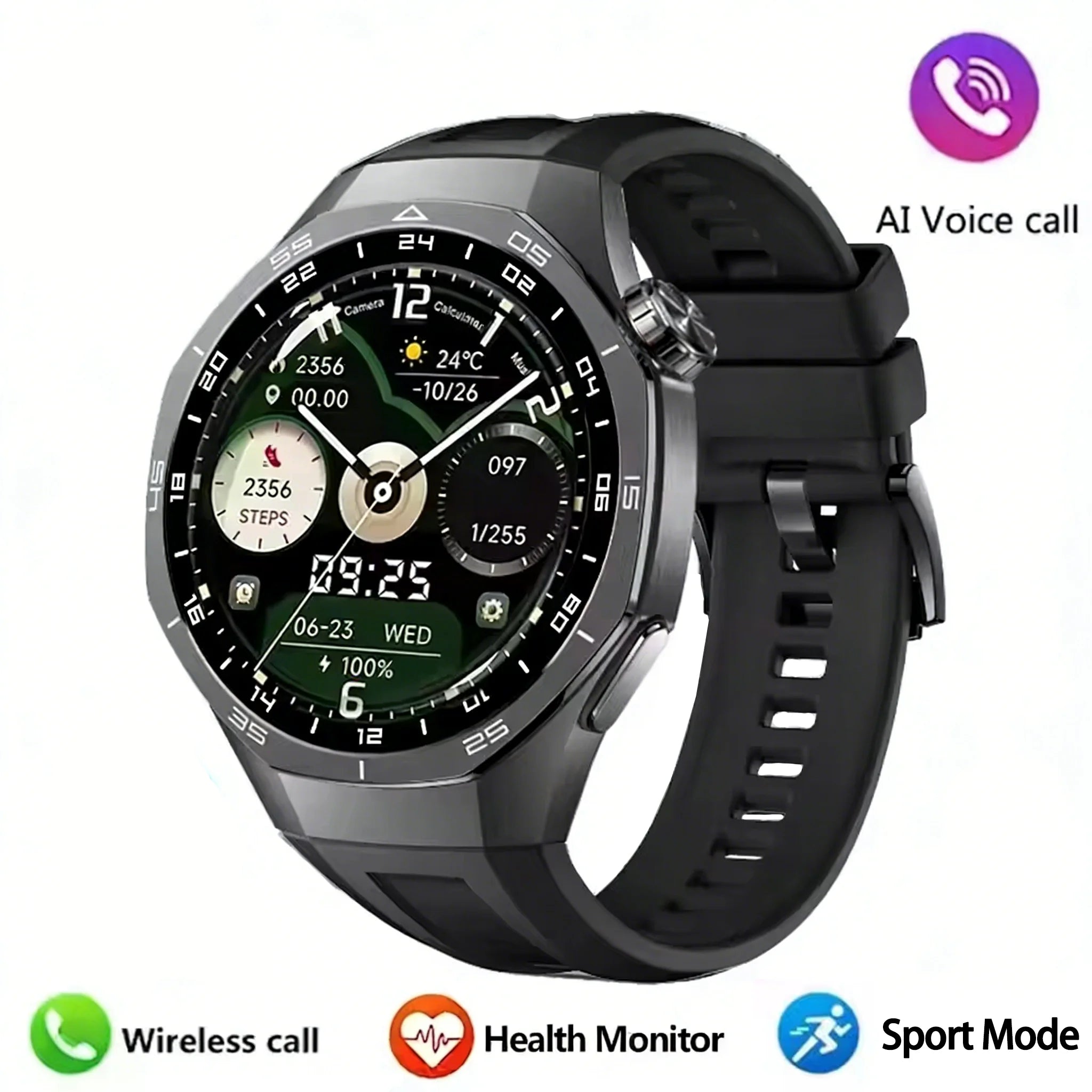 LAXASFIT 2026 New Smart Watch Bluetooth Calling Fitness Tracking Music Playback Health Monitor Smartwatch for Men Women