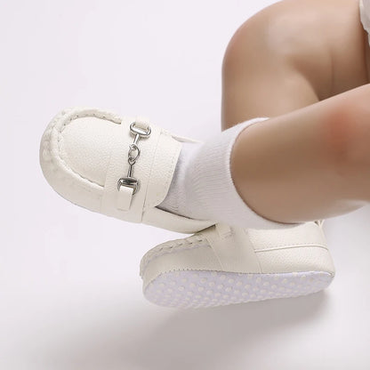 Casual Slip On Low Top Loafer Shoes For Baby Boys, Lightweight Comfortable Non Slip Flat Shoes For Indoor Outdoor Walking