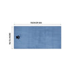 35*75cm/50*100cm Microfiber Pet Bath Towel Embroidered Super Soft Absorbent Cat for Dogs Grooming Supplies