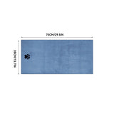 35*75cm/50*100cm Microfiber Pet Bath Towel Embroidered Super Soft Absorbent Cat for Dogs Grooming Supplies