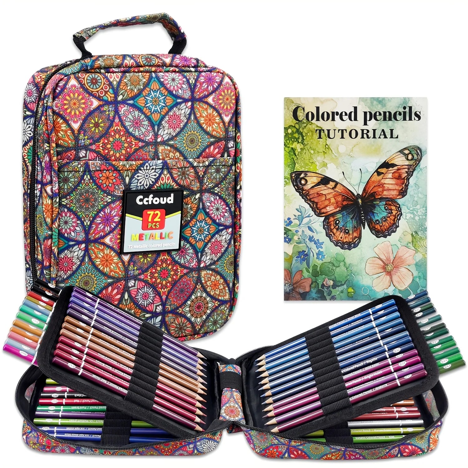 72/120/180/260 Color Lead Pencil Set - Vibrant Watercolor-Style Pencils, Erasable, Perfect for Artists & Beginners, Art Supplies