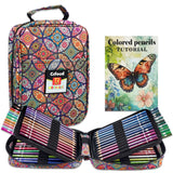 72/120/180/260 Color Lead Pencil Set - Vibrant Watercolor-Style Pencils, Erasable, Perfect for Artists & Beginners, Art Supplies