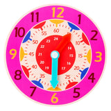 Kids Montessori Wooden Clock Toys Time Learning Teaching Aids Educational Toys For Children Primary School Clever Board Toy