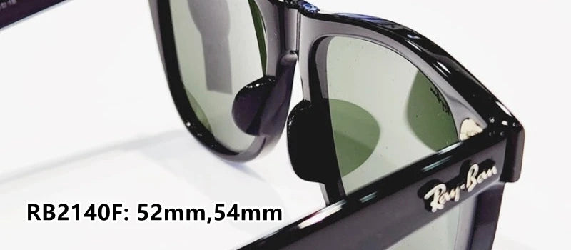 RayBan Original Classic 2140 / 2140F WAYFARER Square Sunglasses Glass Lenses, Polarized UV Protection Premium Eyewear in Box