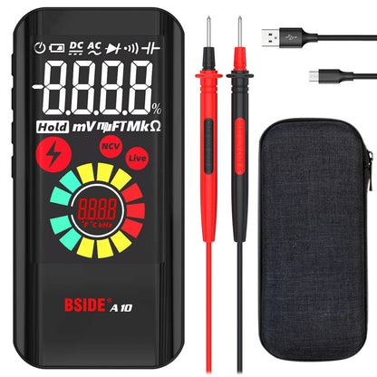 BSIDE S20/A10/A1 Intelligent EMF Multimeter 9999 Counts Rechargeable Meter Radiation Monitor AC/DC Voltmeter Ohmmeter Test