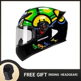 Full Face Helmet Motocross Helmet Breathable Helmet Wear-Resistant Helmet For Motorcycle Anti-Fall Motorcycle Helmets Supplies