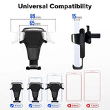NEW Gravity Car Holder For Phone Air Vent Clip Mount Mobile Cell Stand Smartphone GPS Support For iPhone Mobile Phone