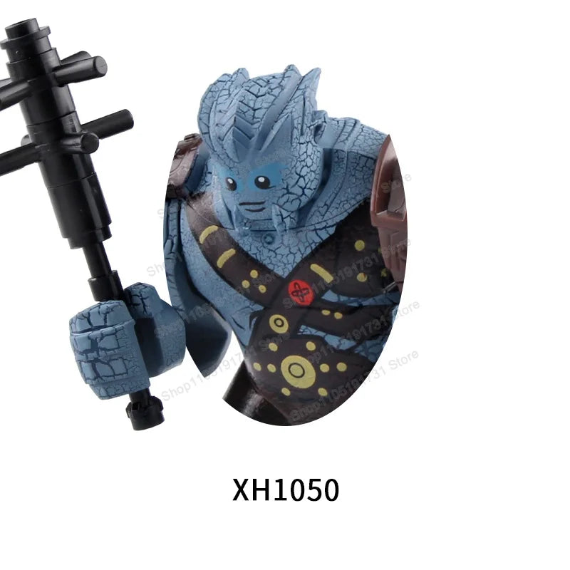 Movie Game Mini Action Figures Big Size Building Block Mecha Assembled Accessories Figure Building Block Toy For Children Gifts