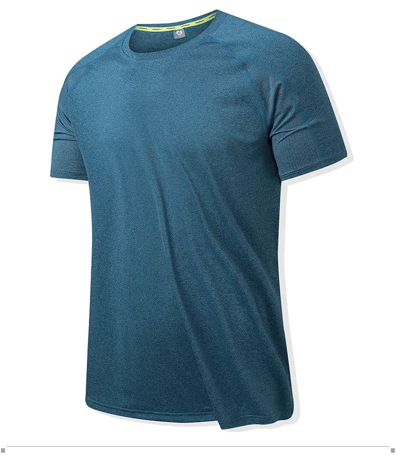 SBWL Camiseta ligera de secado rápido para hombre, de alta calidad, para correr al aire libre, caminar, entrenar, perder peso, deportes, fitness