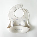 1pc Baby Lunch Apron Toddler Silicone Bibs Baby Kids Girl Boys Waterproof Saliva Cartoon Feeding Baby Silicone Bib Aprons 