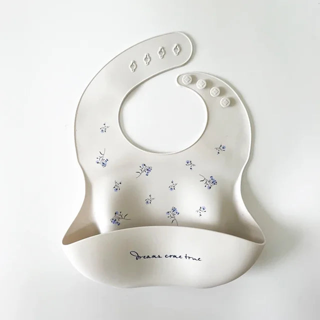 1pc Baby Lunch Apron Toddler Silicone Bibs Baby Kids Girl Boys Waterproof Saliva Cartoon Feeding Baby Silicone Bib Aprons 