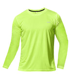 Long and Short-Sleeved T-Shirt Fitness Sports Tops Morning Running Ice Silk Quick Dry Outdoor Mountaineering Gym Clothing Men