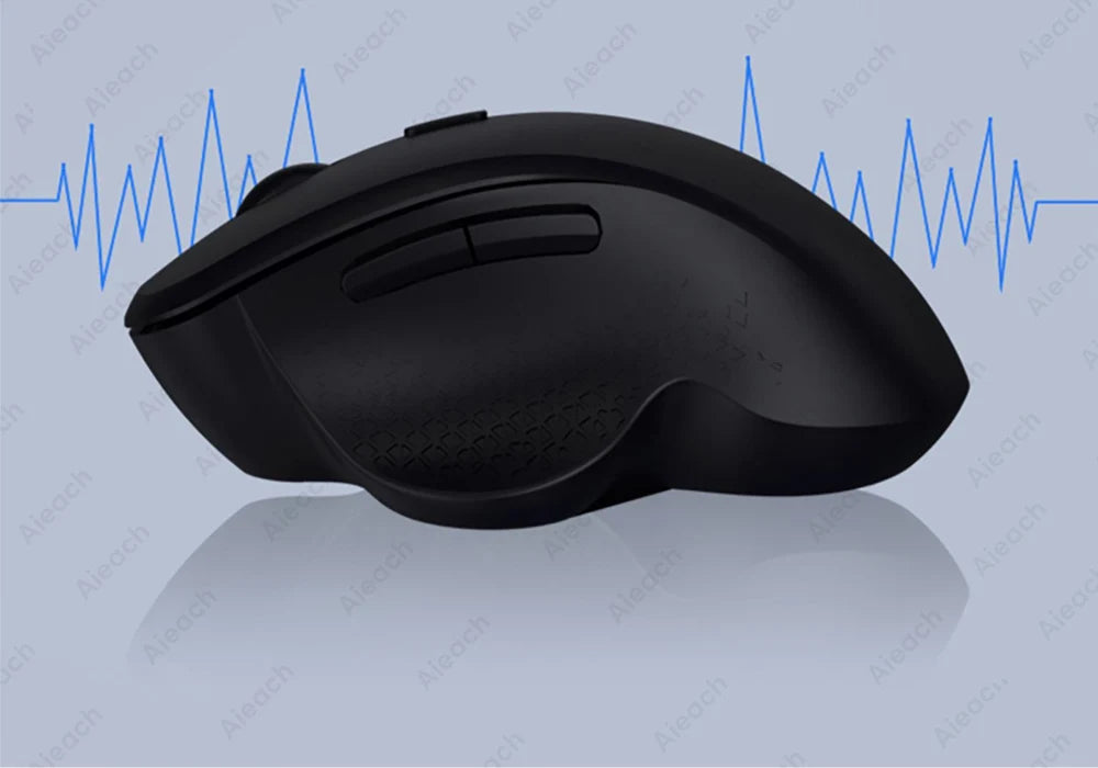 Dual Mode Wireless Computer Mice 1600 DPI Rechargeable Ergonomic Bluetooth Mouse For Laptop/Notebook/iPad/Tablet/Mac/Chromebook