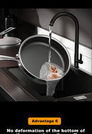 MOEYE Frying Pan 316L Stainless Steel 28/30/32cm Kitchen Nonstick Pan Cooking Skillet Kitchen Nonstick Skillet Induction Pan