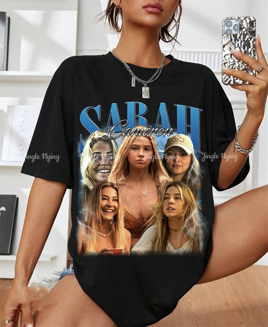 Camiseta de edición limitada de Sarah Cameron, camiseta gráfica vintage de los años 90, película de terror, unisex, camiseta de Madelyn Cline.