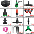 Sistema de riego Herramientas de jardinería Kits de riego por goteo Manguera de riego automática con instalación conveniente ajustable Ahorro de agua