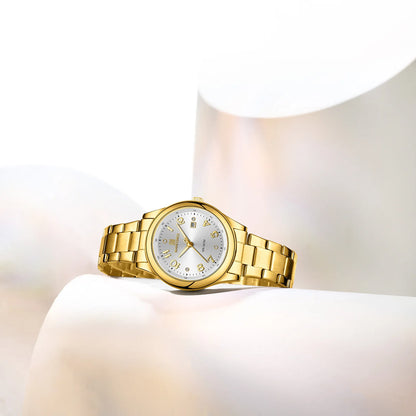 NAVIFORCE Luxury Watch for Women Waterproof Luminous Date Stainless Steel Ladies Quartz Watches Fashion Casual Wristwatch Girl