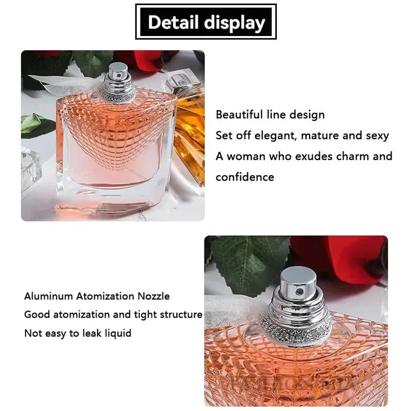 Attractive Courtship High-Class Luxury Women's Perfume Fresh Moving Pheromone True Love Rose Lasting Temptation Romantic New