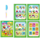 Drawing Coloring Books for Kids Magic Water Book with Pen 2 To 4 Years Old Children Learning  Education Toy Baby Montessori Toys