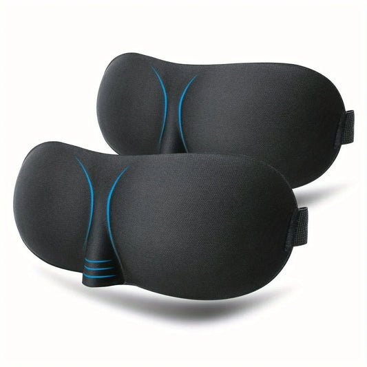 3D Sleeping Mask Eyepatch Block Out Light Soft Padded Sleep Rest Relax Aid Cover Patch Blindfold Face Shade Eyeshade Eyes Patches