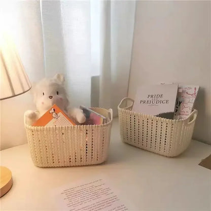 Home Accessories Plastic Washing Storage Basket for Kitchen Snack Box Bathroom Shower Frame
