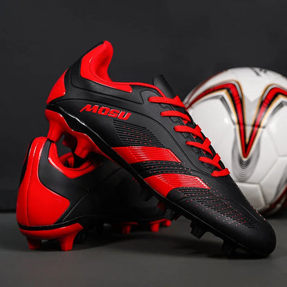 Zapatillas de fútbol para hombre, para exteriores, TF/FG, unisex, para entrenamiento, partido, de alta calidad, ultraligeras, antideslizantes y ligeras.