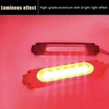 1 Piece 1 To 2 Vehicle Warning Flash Lamp 12V COB Red Blue Strobe Lights For Car Moto Bike Grille Decor Atmosphere Lighting