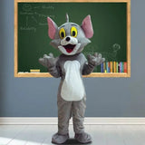 Tom Cat X Jerry Mouse Cartoon Mascot Cosplay Costume Fancy Dress Advertising Carnival Props Customized Halloween Party
