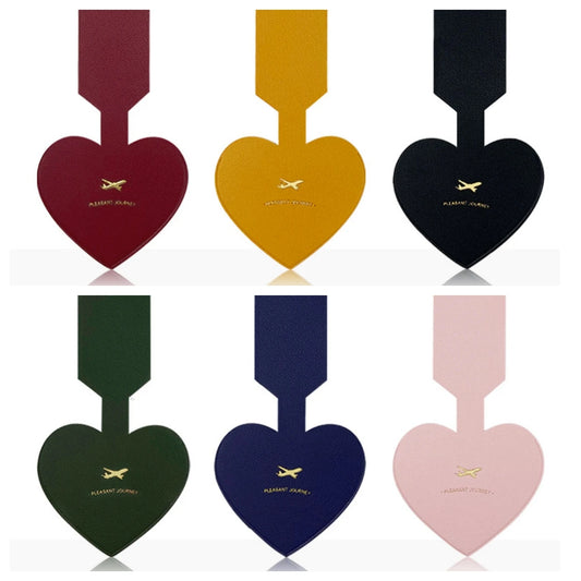 Heart-shaped Cute Luggage Tag Women Men Holiday Travel Accessories Suitcase Tags Name ID Address Label Travel Luggage Tags