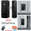 3D Face Recognition Smart Lock Infrared Sensor Tuya APP WIFI Biometric Electronic Fingerprint Unlock Glass Door Lock Office Door