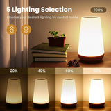 Luminária Noturna RGB Recarregável via USB com 13 Cores, Controle Remoto e Touch – Portátil, com Intensidade Regulável (Ideal para Mesa ou Cabeceira)
