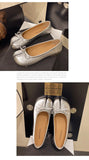 Summer Women's Bowknot Flat Tabi Ninja Shoes Pig Toe Slippers Lazy Person Horse Hoof Shoes Women Split Toe Mocassines Loafers