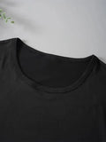 Plus Size PARIS Print T-shirt Short Sleeve Crew Neck Casual Top For Summer & Spring Women's Clothing