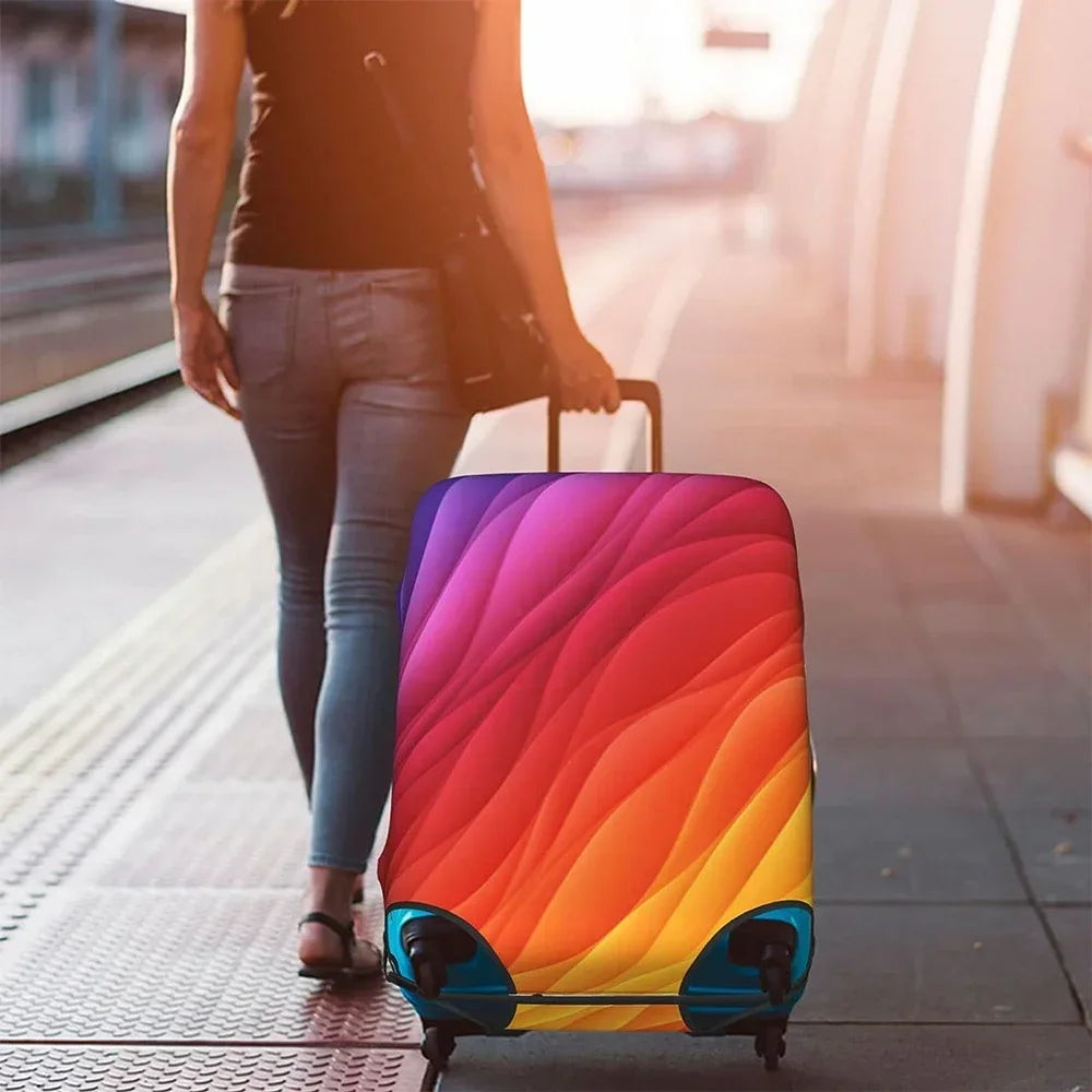 Suitable for 18-32 Inch Luggage Cover Elastic Fabric Luggage Protection Cover Luggage Dust Cover and More